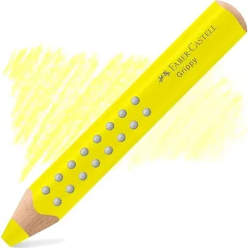 Výtvárné potřeby FABER-CASTELL multifunkční pastelka GRIPPY 3v1, žlutá