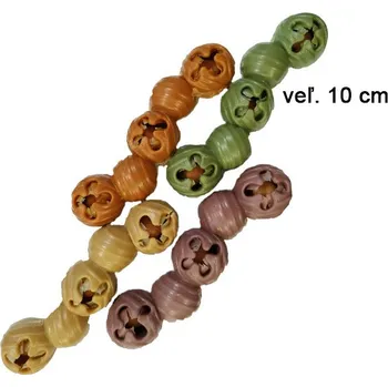 Pamlsek pro psa Camon Juko Caterpillar Dental Snack Dog - Housenka plněná kuřecím masem 10 cm