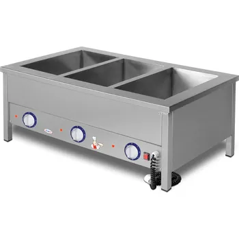 Vodní skútr EGAZ Elektrická ohřevná vana 3-komorová, 1100x600x350 mm, 2,4 kW | EGAZ, BE-3NS