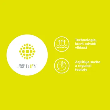 Pánské tričko New Balance MT51802BK – černé