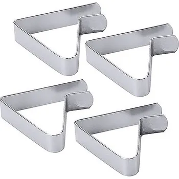 CONTACTO Klips na ubrus, nerezová ocel, sada 4 kusů | CONTACTO, 316/004