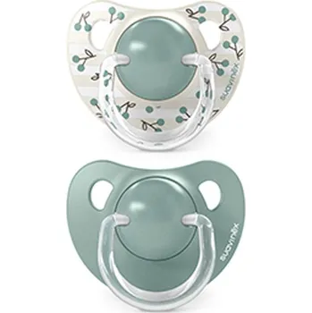 Dětské zboží Suavinex Dudlík anatomický silikon Birdies 18 m+ 2 ks Zelený