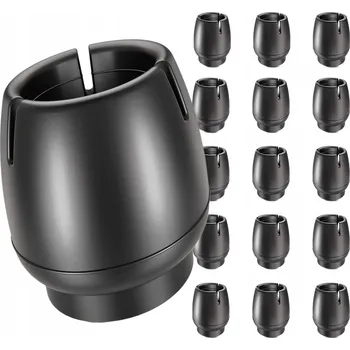Podložka pod nábytek 16x Návleky na nohy židlí 12-16mm Nábytkové krytky s plstí Ochranné ČERNÉ