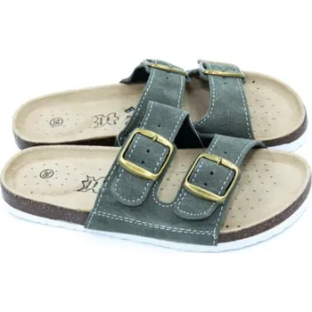 Dámské pantofle Numberoplus Dámské korkové biopantofle - Šedá Barva: Šedá, Velikost: 37