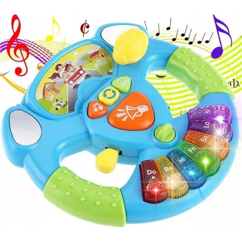 Hračka pro nejmenší Hračka Jokomisiada ZA1592 Interaktivní hudební volant