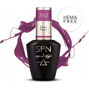 Lak na nehty Hybridní lak 782 Plum Plum 8ml SPN Nails
