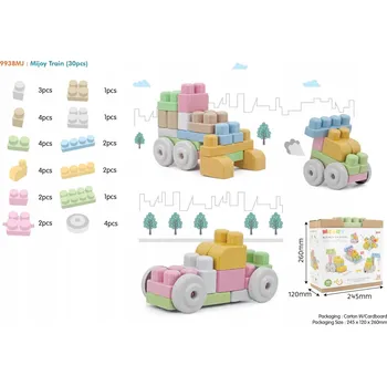 ostatní stavebnice BIO Stavebnice pro nejmenší 30 dílů