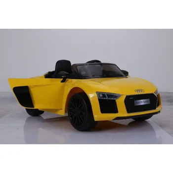 Dětské vozidlo Ramiz Dětské elektrické autíčko Audi R8 Spyder 2,4Ghz žluté