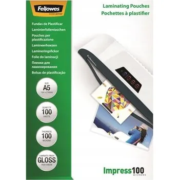 Laminovací fólie Lesklá laminovací Fólie Fellowes A5