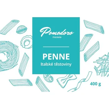 Italské těstoviny Penne 400g Pomodoro Moravia