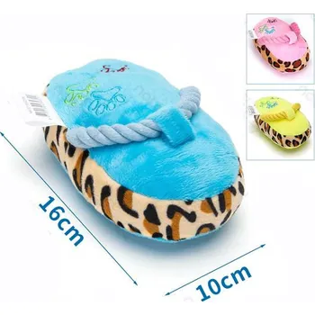 Hračka pro psa Plyšová hračka Nobleza - Bota leopard Barva: Fialová