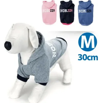 Pánská mikina Mikina Hoodies pro psa Nobleza M 30 cm Barva: Šedá