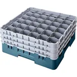 Cambro Koš Camrack 36 pozic, výška sklenice 9 cm - Tyrkysová| TOM, R-36S318-414
