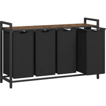 Koš na prádlo Koš na prádlo Vasagle Blumo 160 L černý