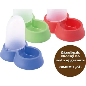 Miska pro psa Dávkovač Imac Dea 1,5L - na vodu i granule Barva: Zelená