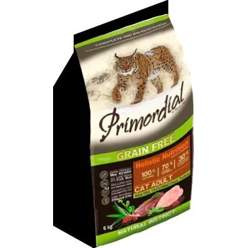 Krmivo pro kočku MisterPet Primordial GF Cat Adult - Duck Turkey 6kg