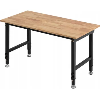 Dílenský stůl VEVOR Pracovní stůl 122x60x67–102 cm Nosnost 680 kg Dílenský stůl do garáže