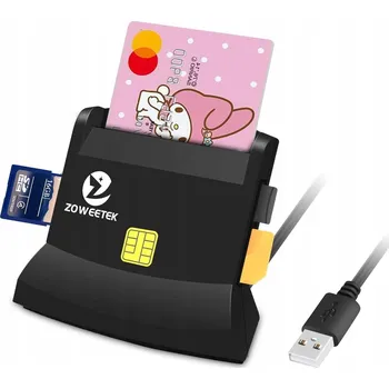 Příslušenství pro datový nosič Čtečka elektronických karet Zoweetek