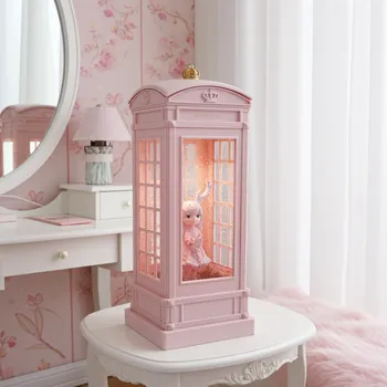 Lampa led světlo hrající Melodii s třpitky Víla 21cm