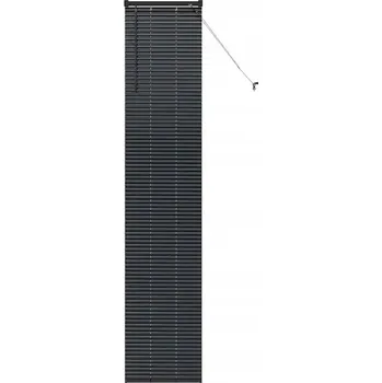 Žaluzie Okenní žaluzie se závěsy Černá Hliník