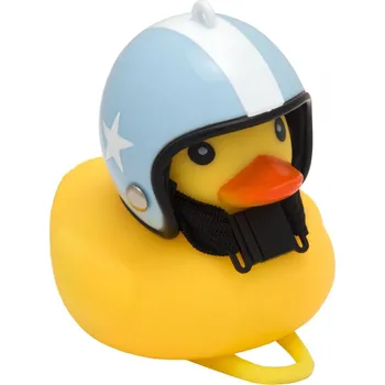 Zvonek na kolo Zvonek na kolo Liix Deko Duck Racing Stripe Blue bez varianty BV