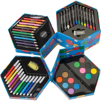 Výtvarná sada Sada na malování a kreslení, karton, různé