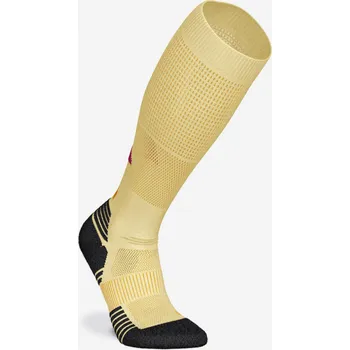 Pánské ponožky KIPRUN Běžecké kompresní podkolenky 500 39/42 L ŽLUTÁ