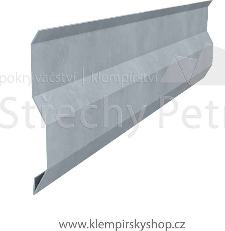 Střechy Petr Krycí lišta 125 mm Al+ Barva: antracit RAL 7016
