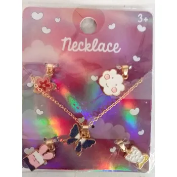 Náhrdelník Náhrdelník s přívěsky, květina, obláček