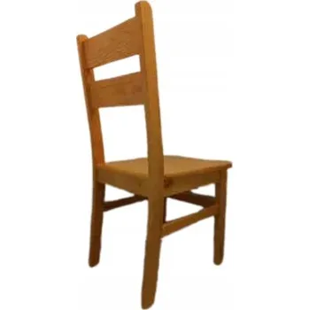 Jídelní židle DŘEVĚNÁ ŽIDLE, barva borovice, vodorovné PF