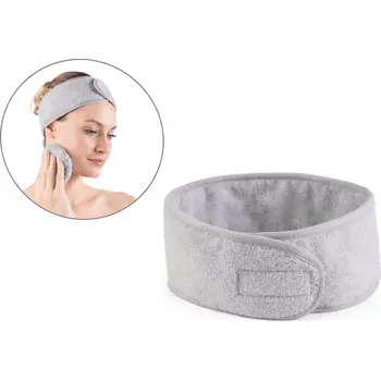 Čelenka Kosmetická ochranná čelenka do vlasů, nastavitelná na suchý zip, plyšová