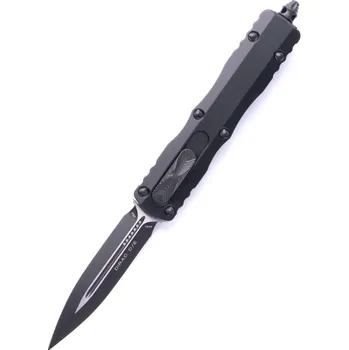 Sebeobrana Microtech DIRAC D/E BLACK TACTICAL STD, vystřelovací nůž 225-1 T