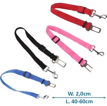 přepravka pro zvíře Bezpečnostní pás do auta pro zvířata Nobleza M Barva: Růžová