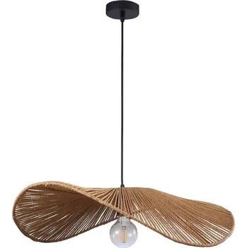 Lustr na lanku CAPRI 1xE27/20W/230V pr. 60 cm bambus