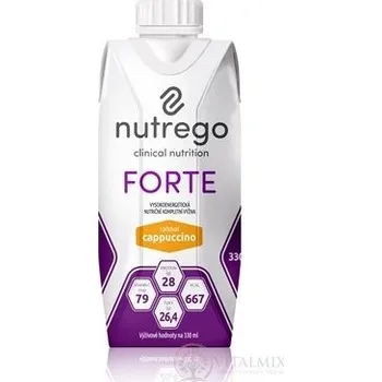 Speciální výživa Nutrego FORTE s příchutí cappuccino 330 ml