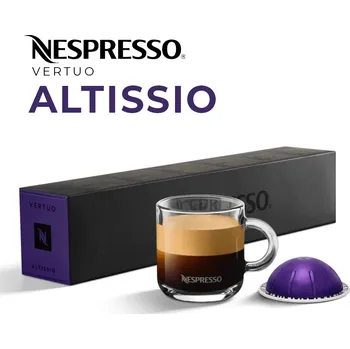 Kávovar Nespresso Vertuo Espresso Altissio 10 kapslí