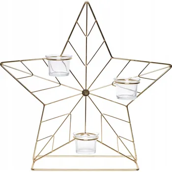 Svícen Svícen na čajové svíčky Ewax 41 cm na 3 svíčky