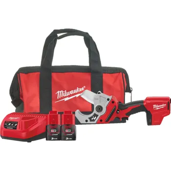 řezačka trubek MILWAUKEE C12PPC-302B Aku řezačka potrubí