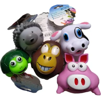 Hračka pro psa Nobleza Gumová veselá zvířátka - 10-11 cm Barva: Růžová