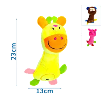 Hračka pro psa Plyšová hračka Nobleza - Zvířátka 3 druhy Barva: Hnědá