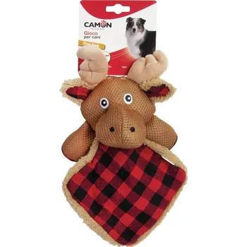 Hračka pro psa Plyšová hračka pre psa Camon Christman Editon - Vianočný sob 28 cm