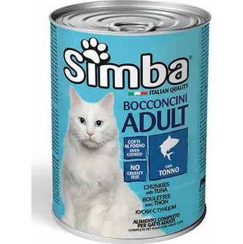 Krmivo pro kočku Monge Italy Simba Cat kousky z tuňáka 415g