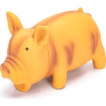 Hračka pro psa Latexové prasátko Nobleza hračka pro psa 15 cm Barva: Žlutá