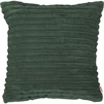 Polštář Čtvercový polštář DESIGN tmavě zelený