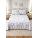 Francouzské bavlněné povlečení - Drobné fialky