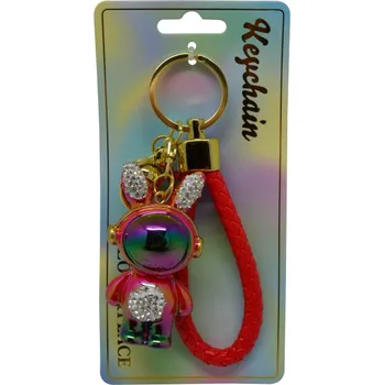 Doplněk pro panenku Keychain Přívěsek na klíče - Zajíc galaxy