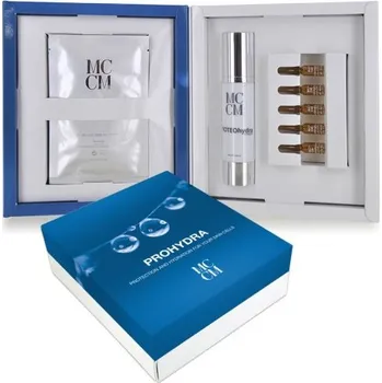 Kosmetická sada Mesosystem Prohydra Sada - Ampule proteoglykany 5 x 2 ml + pleťová maska 5 ks + krém Proteohydra 50 ml Dárková sada