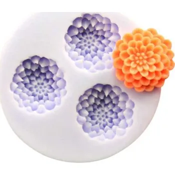 Silikonová mini formička jiřiny I.