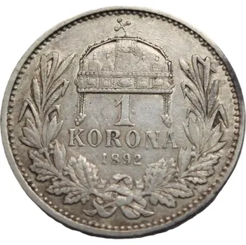 Mincovna Kremnica 1 koruna 1892 KB