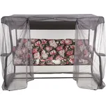 Zahradní houpačka s moskytiérou a s bočními stolky Celebes Plus Black Edition A101-02PB PATIO 448785